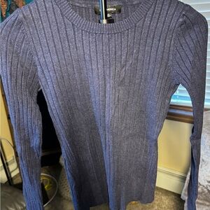 525 American Ribbed Long-Sleeve Sweater - Blue